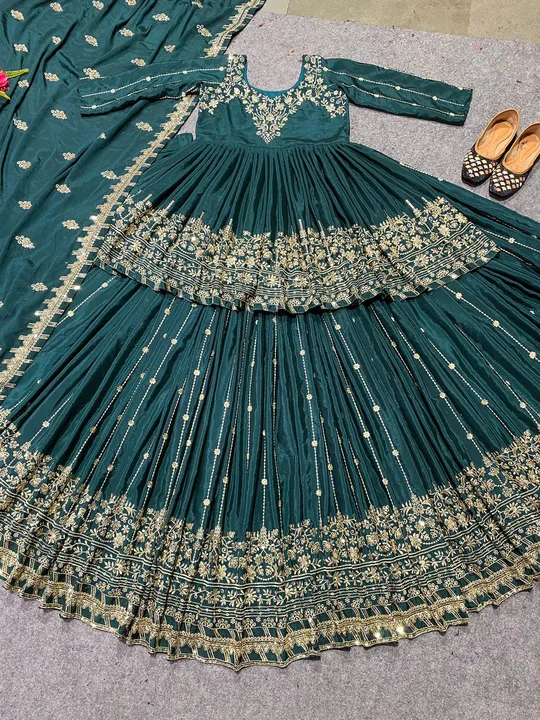 Lehnga with kedia top uploaded by business on 3/13/2023
