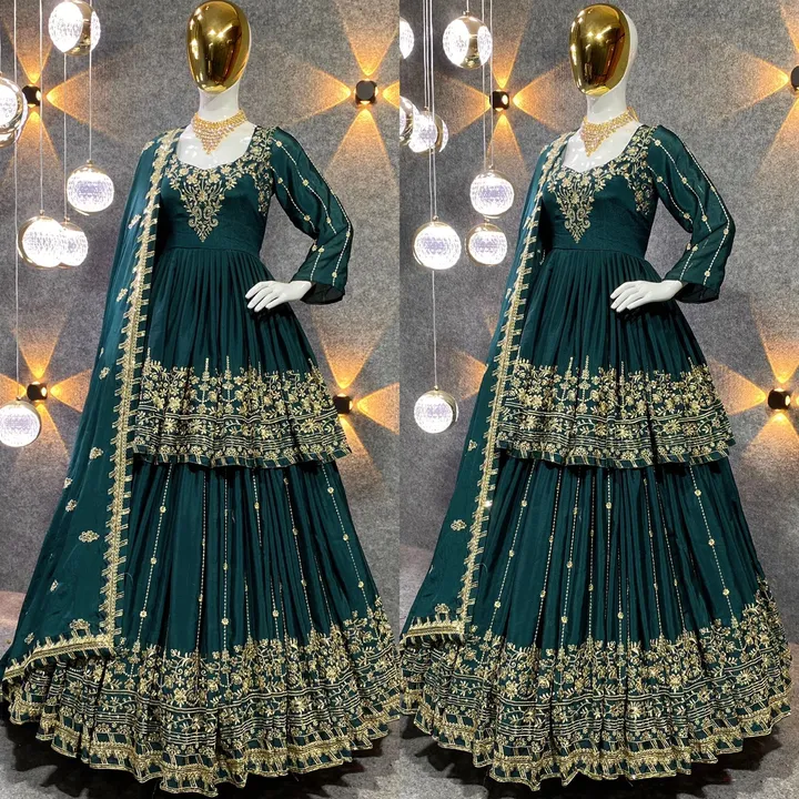 Lehnga with kedia top uploaded by New fashion impex on 3/13/2023