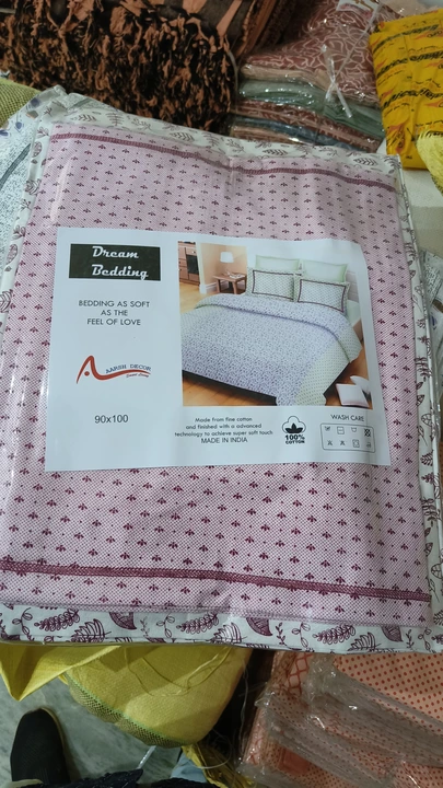Dream bedsheet doublebed set Pure cotton  uploaded by Neha Prints on 3/13/2023