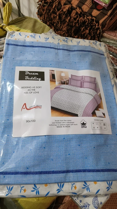 Dream bedsheet doublebed set Pure cotton  uploaded by Neha Prints on 3/13/2023
