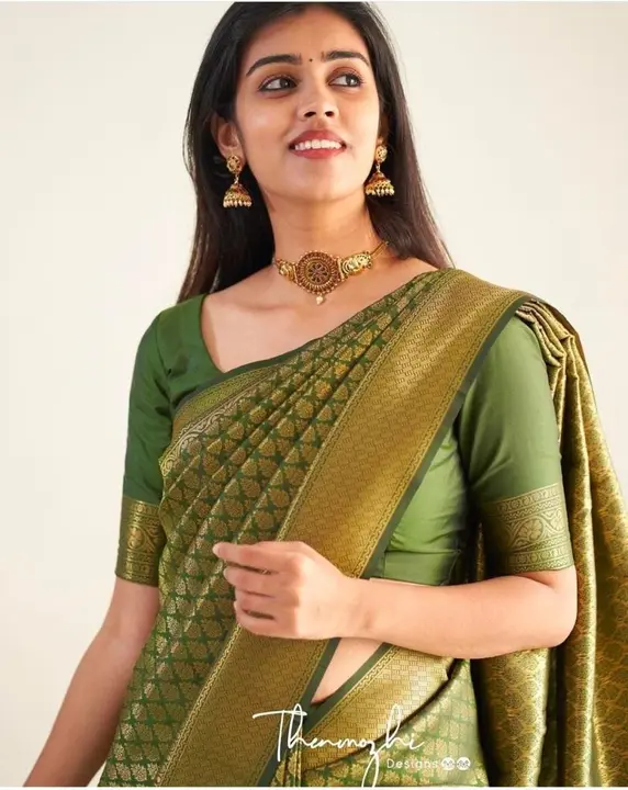 Rich pallu with zari work design saree  uploaded by DHANANJAY CREATIONS on 3/13/2023