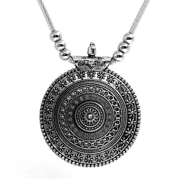 Product image with price: Rs. 70, ID: silver-jewellery-round-shape-neck-piece-6ef86ea9
