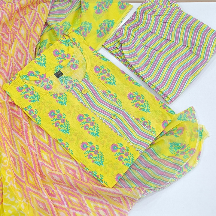 Top and pant with dupatta  uploaded by business on 3/13/2023