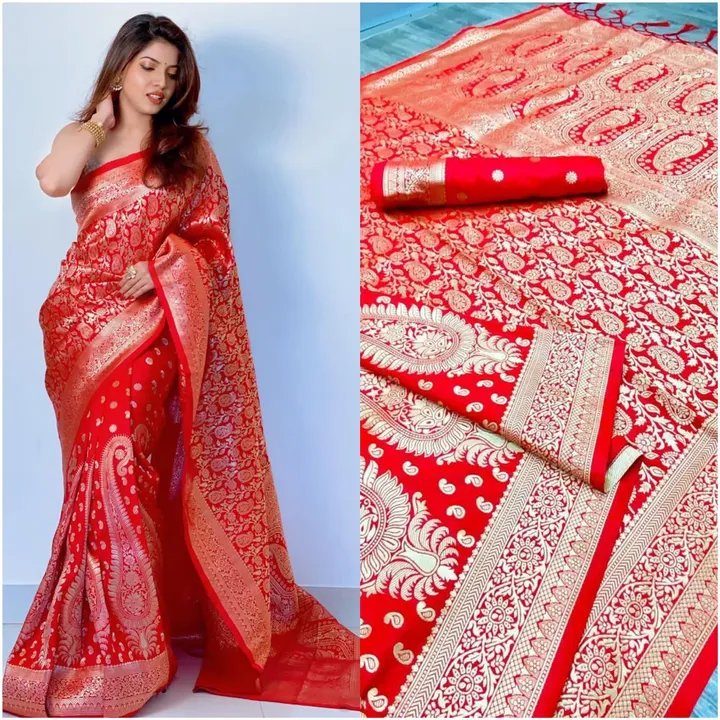 New soft pure zari saree  uploaded by Fashion designer saree  on 3/13/2023
