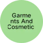 Business logo of Garments and cosmetic