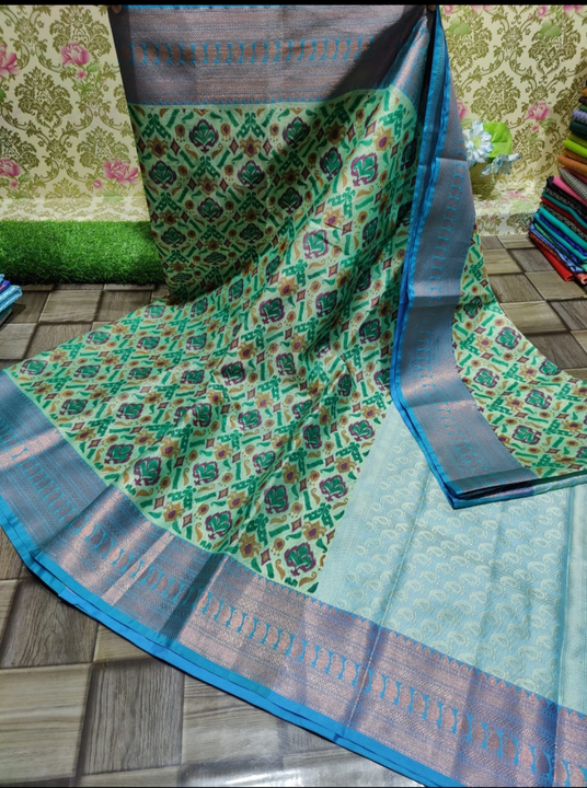 Banarsi Kora muslin printed tanchui soft silk  uploaded by business on 3/13/2023