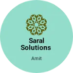 Business logo of Saral solutions