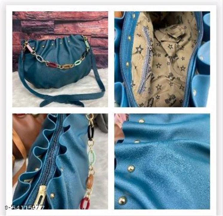 NEW FANCY SLINGBAGS FOR WOMEN
Name: NEW FANCY SLINGBAGS FOR WOMEN
Material: PU
No. of Compartments:  uploaded by Durga collection on 3/13/2023
