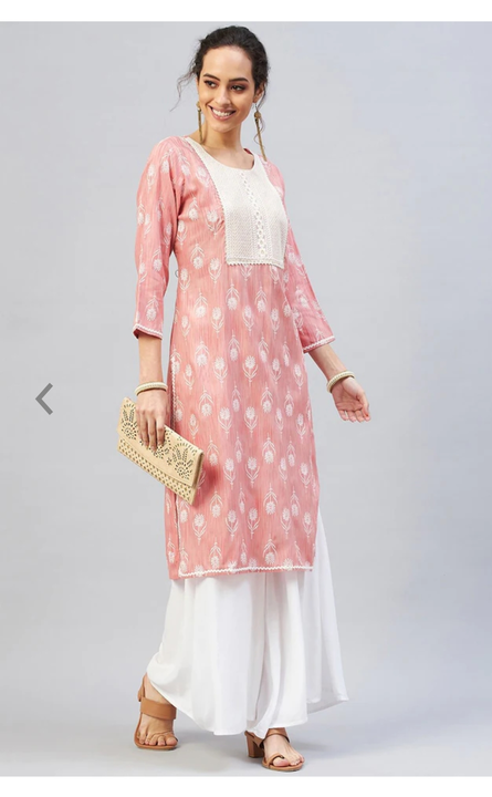 Embroidered kurti  uploaded by Vivekanand ecommerce company on 3/13/2023