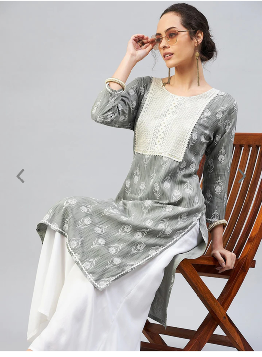 Embroidered kurti  uploaded by business on 3/13/2023
