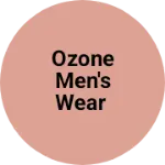 Business logo of Ozone men's wear