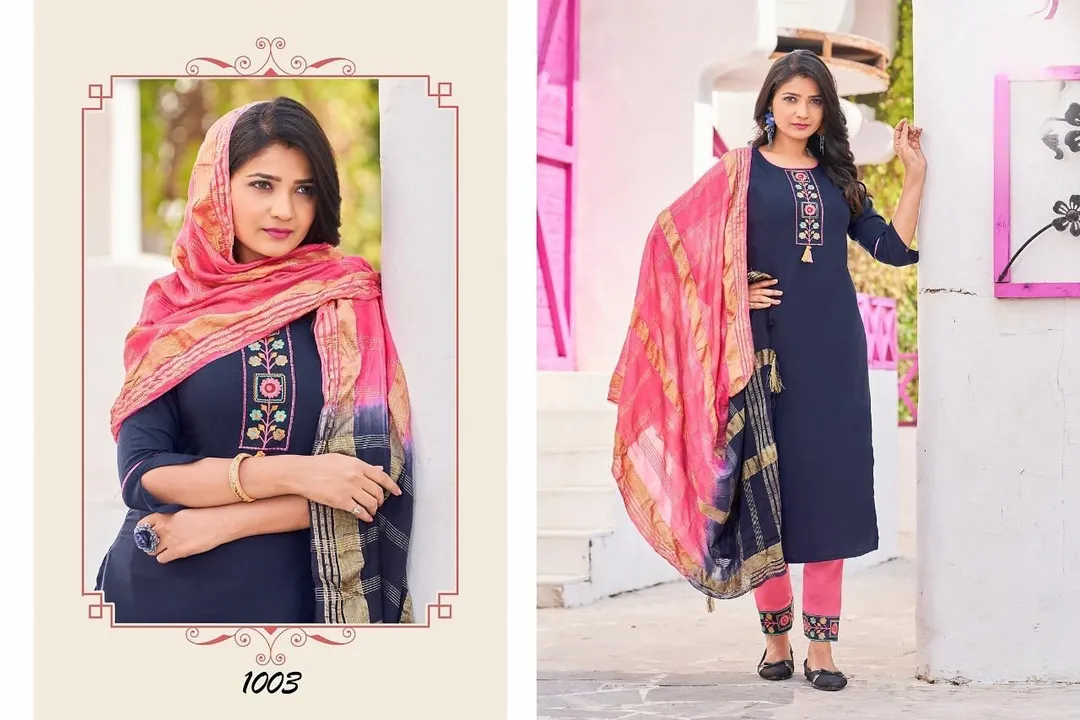 Suit uploaded by Taha fashion from surat on 3/13/2023