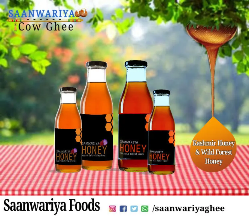 Kashmir Saffron Valley Honey 950g uploaded by Saanwariya Foods on 3/13/2023