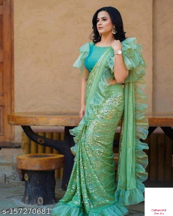 Women's saree  uploaded by Clothes, jwellery collection  on 3/13/2023