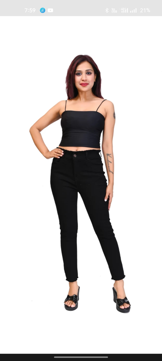 High waist jeans uploaded by Om apparel on 3/13/2023