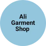 Business logo of Ali garment shop