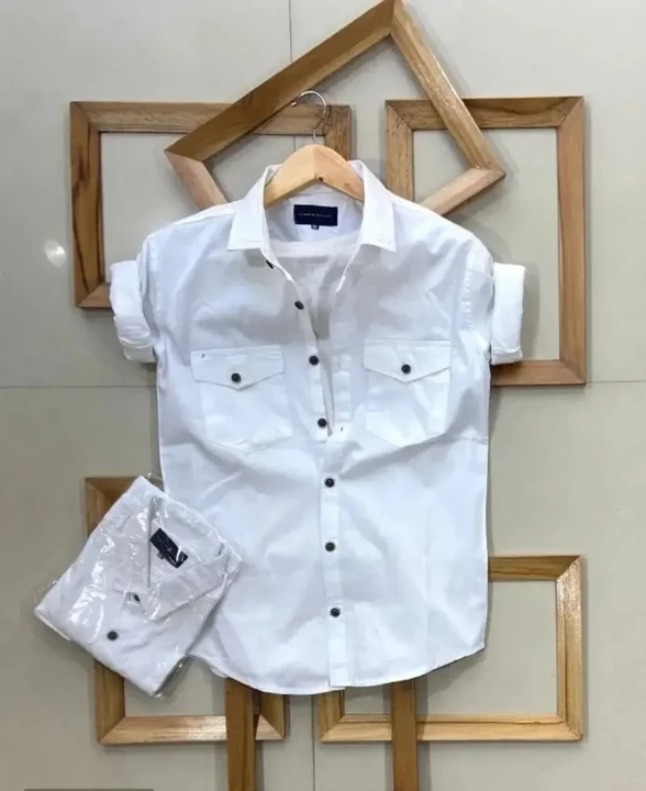 *Double pocket shirt for men uploaded by business on 3/13/2023