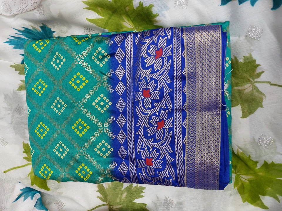 Soft moss foil 6 metre uploaded by N k sarees on 3/13/2023