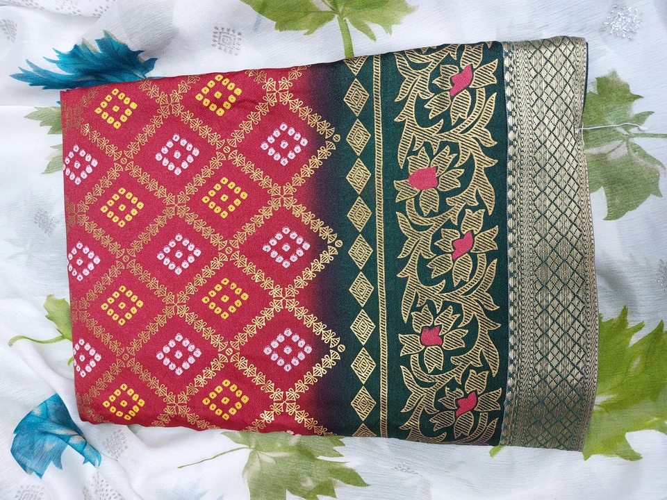 Soft moss foil 6 metre uploaded by N K SAREES  on 3/13/2023