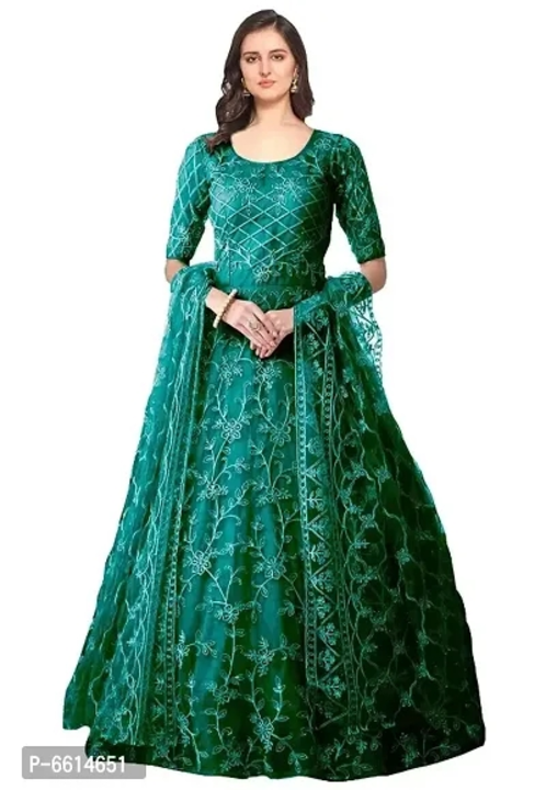 Best Selling Net Embroidered Gown with Dupatta uploaded by Shreeji New Fashion on 5/14/2024