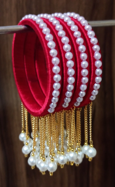 Silk thread bangles uploaded by Rucha creation on 3/13/2023