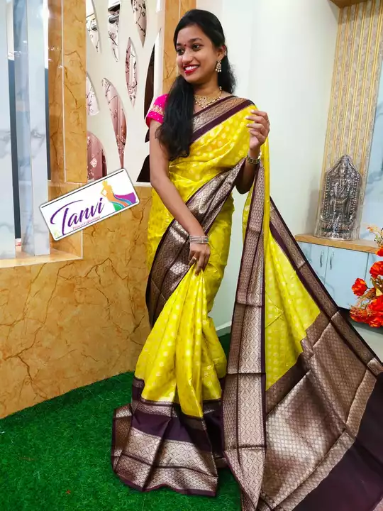 Post image Hey! Checkout my new collection called Semi Georgette Silk Saree .