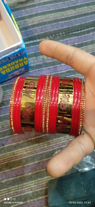 Radha krishna bangles uploaded by Guru nanak bangles store on 3/13/2023