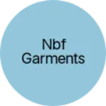 Business logo of NBF garments