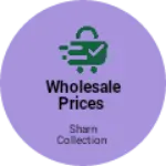 Business logo of Wholesale prices