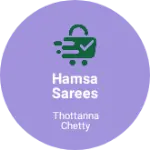 Business logo of Hamsa sarees