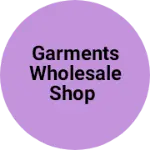 Business logo of Garments wholesale shop