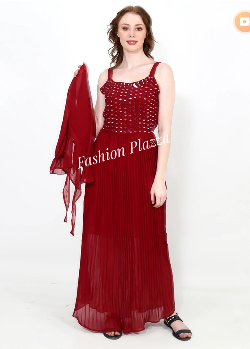 Product image of 2pC Glass Dress, price: Rs. 525, ID: 2pc-glass-dress-7375886a