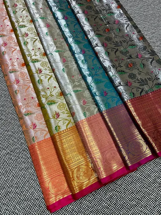 Tissue waskat tilfi soft saree  uploaded by Farhan fabrics on 3/14/2023