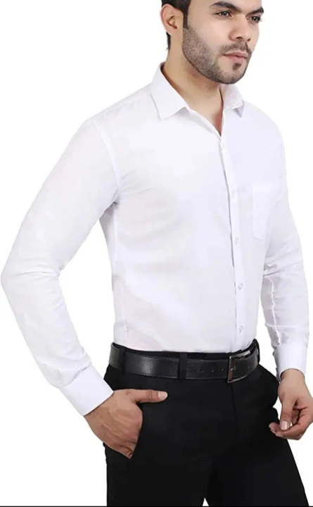 Full sleeve white shirt  uploaded by 3H Fab on 3/14/2023