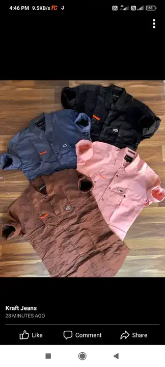 BASIC CARGO SHIRTS  uploaded by KRAFT (jeans & casuals) on 3/14/2023