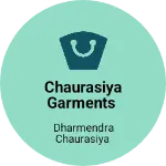 Business logo of Chaurasiya garments