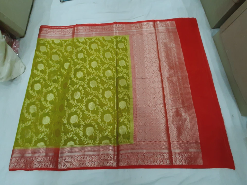Gorjet banarasi silk  uploaded by GOLDEN FLOWER on 3/14/2023