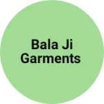 Business logo of Bala ji garments