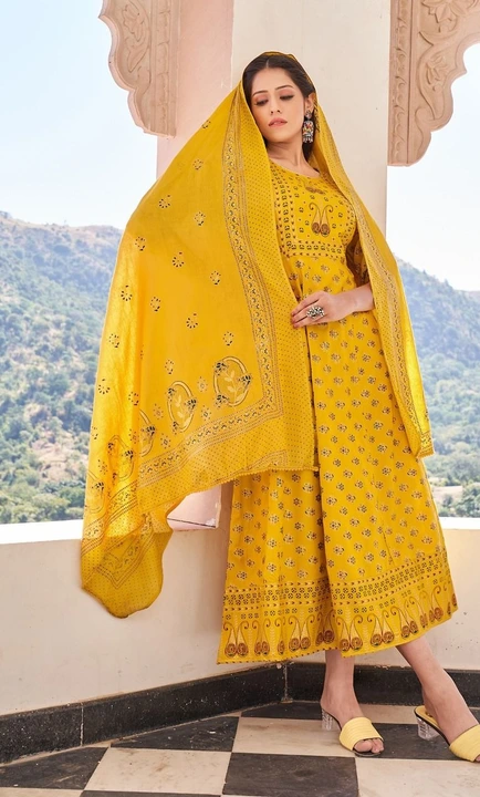 Exclusive Anarkali With Cotton Dupatta for Summer  uploaded by Vihu fashion on 3/14/2023