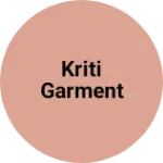 Business logo of Kriti garment