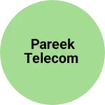 Business logo of Pareek telecom