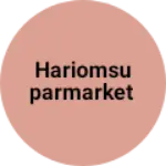 Business logo of Hariomsuparmarket