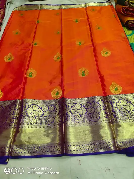 Off pattu saree uploaded by business on 3/14/2023