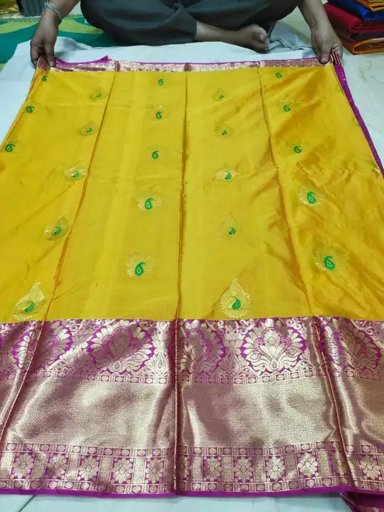 Off pattu saree uploaded by business on 3/14/2023