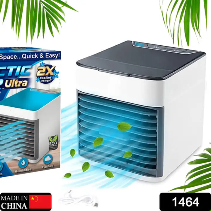 1464 Mini Portable Air Cooler, Personal Space Cooler Easy to fill water and mood led light and porta uploaded by DeoDap on 3/14/2023
