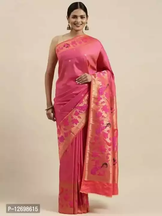 Paithani pure silk saree with blouse  uploaded by business on 3/14/2023