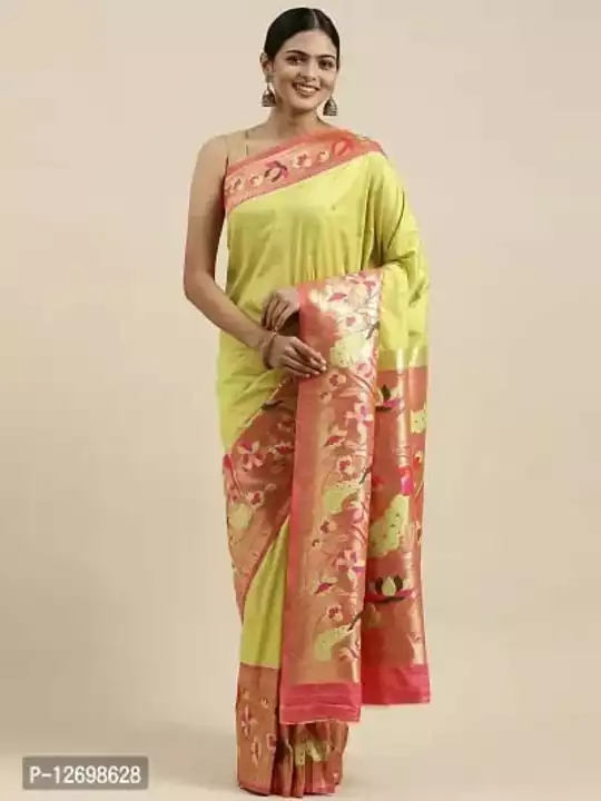 Paithani pure silk saree with blouse  uploaded by PM Fashion on 3/14/2023