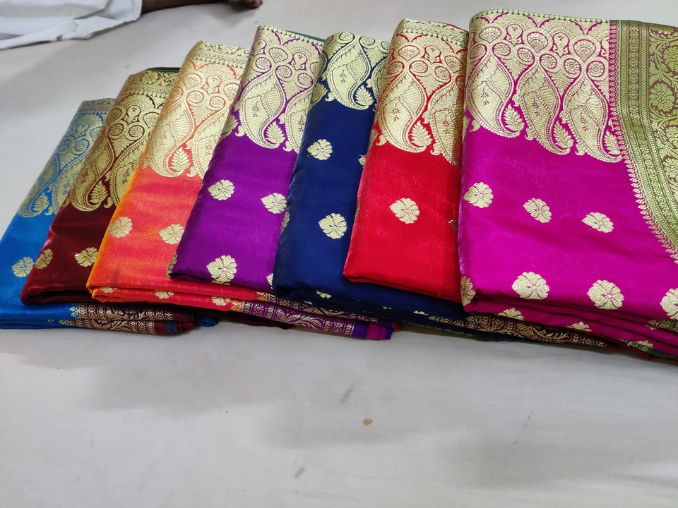 Banarasi semi silk  uploaded by Rizwan fabrics on 3/14/2023