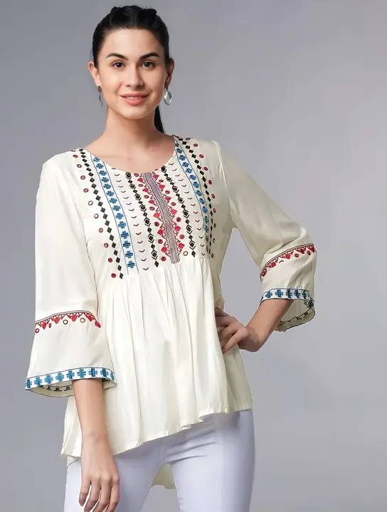 Women Embroidered Stylish Top  uploaded by Laila fashion on 5/10/2024