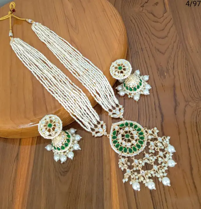 Kundan necklace set  uploaded by Sb designs on 3/14/2023